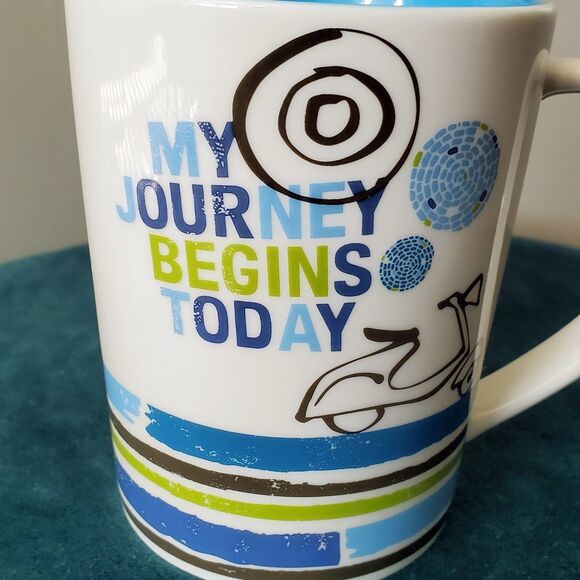 Starbucks Coffee Mug Cup My Journey Begins Today 2008 Scooter City 14 FL OZ - Picture 4 of 7